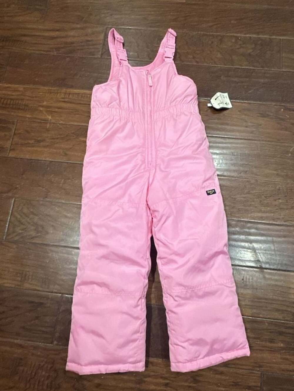 OshKosh B'gosh Snow Bib Size 6X Pink Winter Ski Pants Overalls